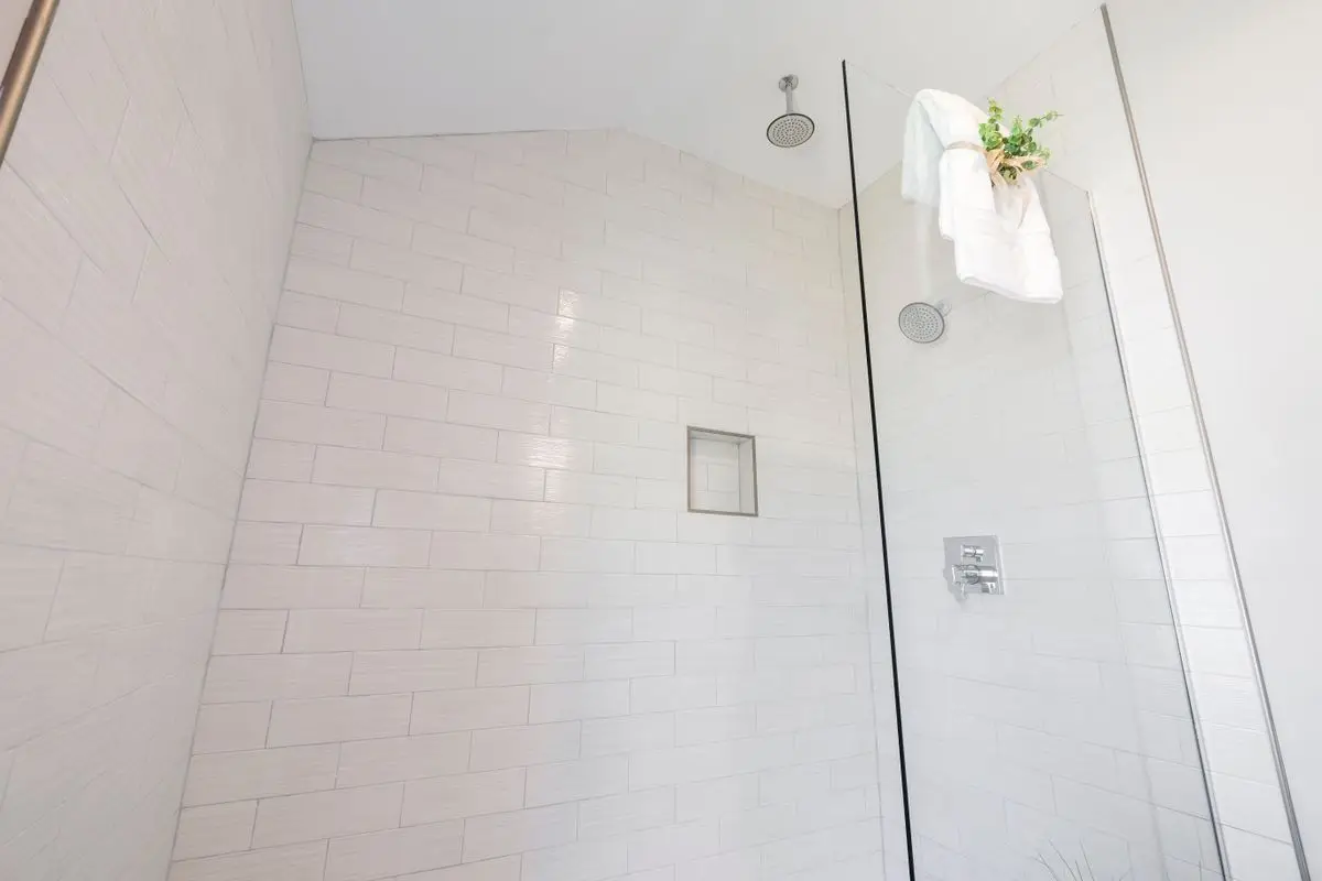 A clean, bright bathroom, the usual place a moisture check starts. Cape Coral.